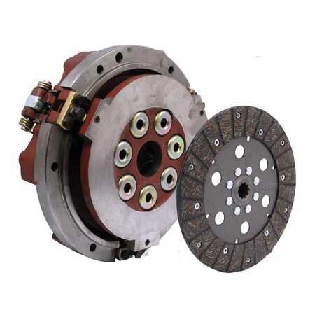 Aftermarket S66750 Clutch Assembly, Dual, 10 Fits Long Tractor S.66750-SPX